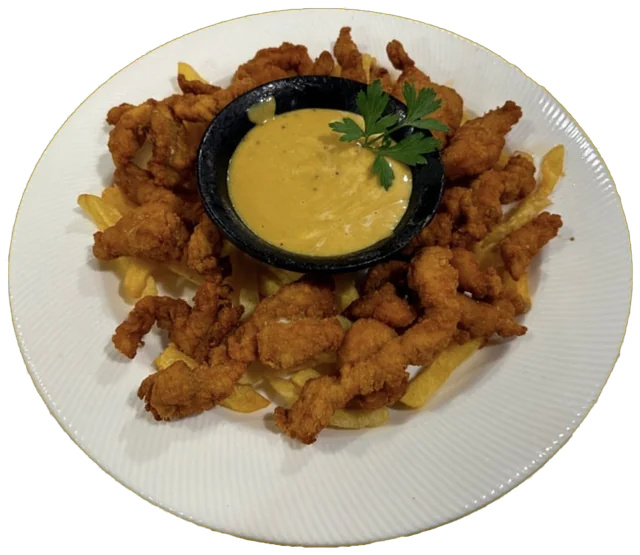 Lagrimitas de pollo con miel y mostaza