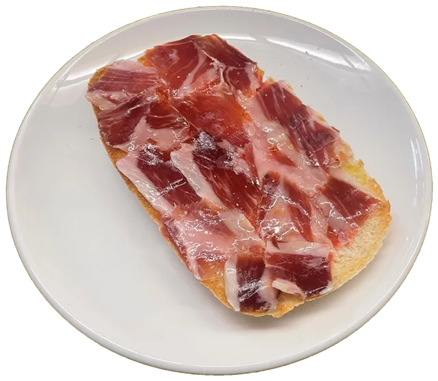 Tostada de jamón ibérico