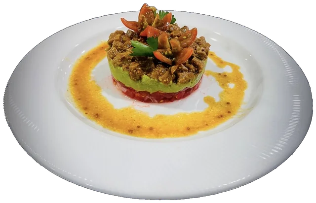 Tartar de aguacate y atún