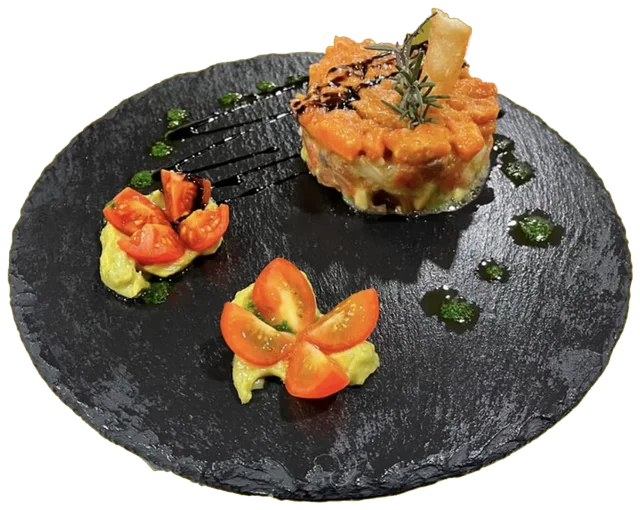 Tartar de salmón