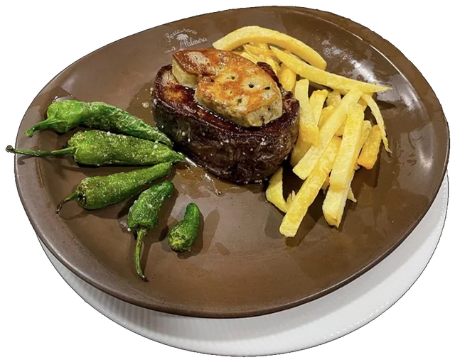 Solomillo de ternera con foie